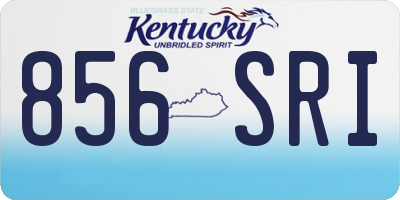 KY license plate 856SRI