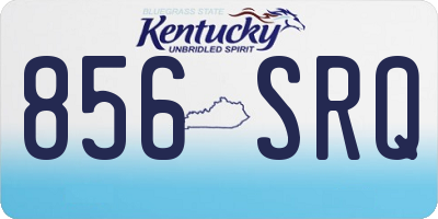 KY license plate 856SRQ