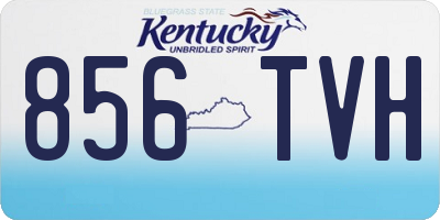 KY license plate 856TVH