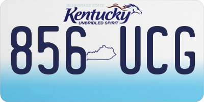 KY license plate 856UCG