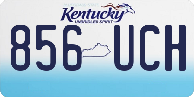 KY license plate 856UCH