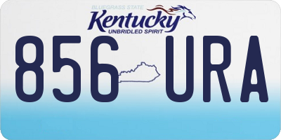 KY license plate 856URA