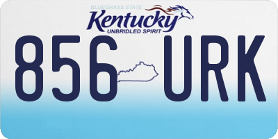 KY license plate 856URK