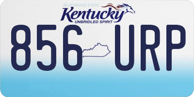 KY license plate 856URP
