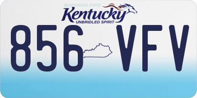 KY license plate 856VFV