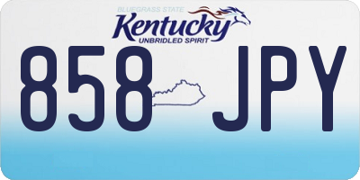 KY license plate 858JPY