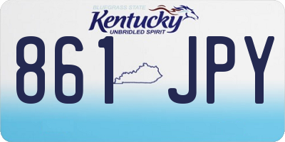 KY license plate 861JPY