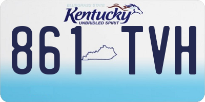KY license plate 861TVH