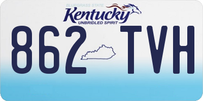 KY license plate 862TVH