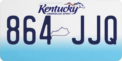 KY license plate 864JJQ