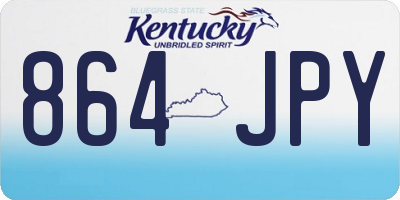 KY license plate 864JPY