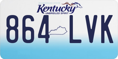 KY license plate 864LVK