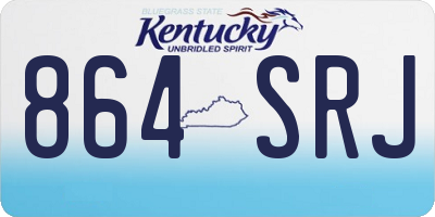 KY license plate 864SRJ