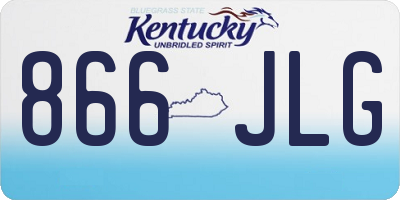 KY license plate 866JLG