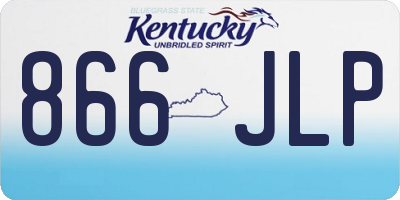 KY license plate 866JLP