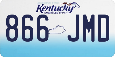 KY license plate 866JMD