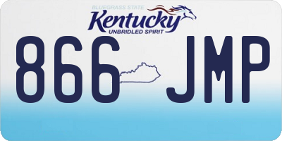 KY license plate 866JMP