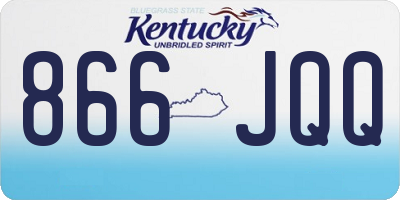 KY license plate 866JQQ
