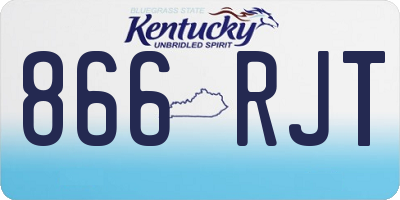 KY license plate 866RJT