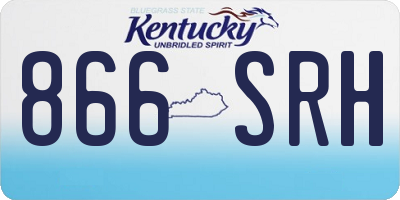 KY license plate 866SRH