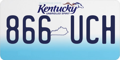 KY license plate 866UCH