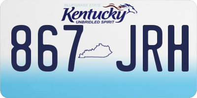 KY license plate 867JRH