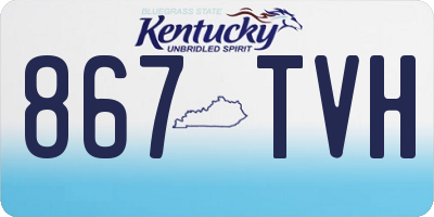 KY license plate 867TVH