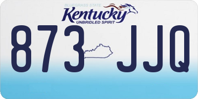 KY license plate 873JJQ
