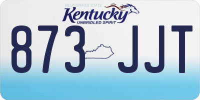 KY license plate 873JJT