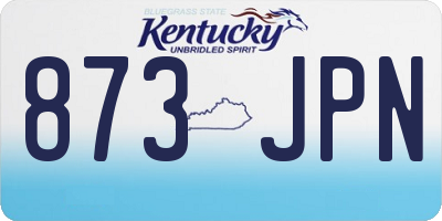 KY license plate 873JPN