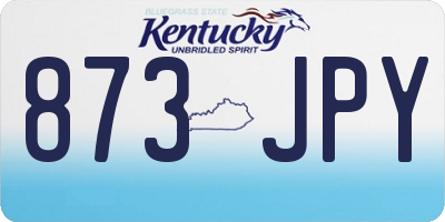 KY license plate 873JPY