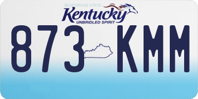 KY license plate 873KMM
