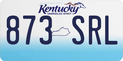 KY license plate 873SRL