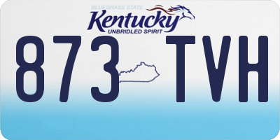 KY license plate 873TVH
