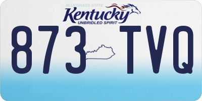 KY license plate 873TVQ