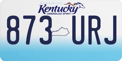 KY license plate 873URJ