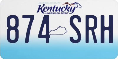KY license plate 874SRH
