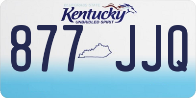 KY license plate 877JJQ