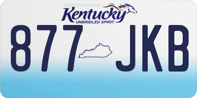 KY license plate 877JKB
