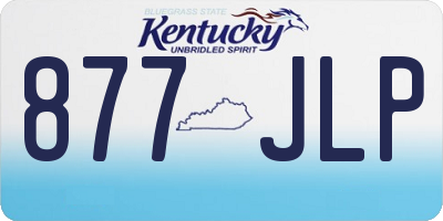 KY license plate 877JLP