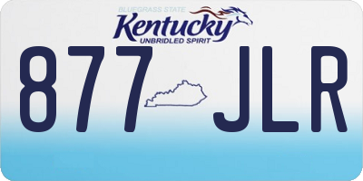 KY license plate 877JLR