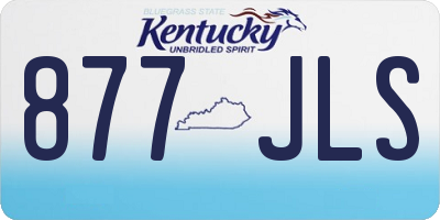 KY license plate 877JLS