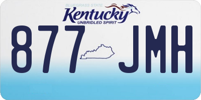 KY license plate 877JMH