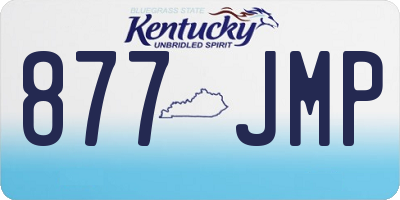 KY license plate 877JMP