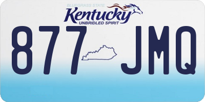 KY license plate 877JMQ
