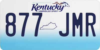 KY license plate 877JMR