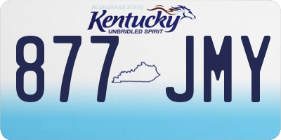 KY license plate 877JMY