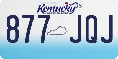 KY license plate 877JQJ