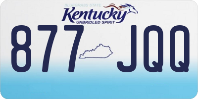 KY license plate 877JQQ