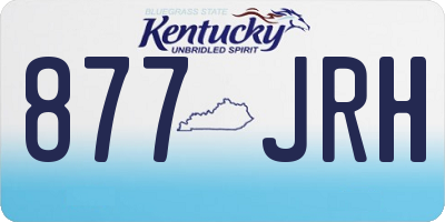 KY license plate 877JRH